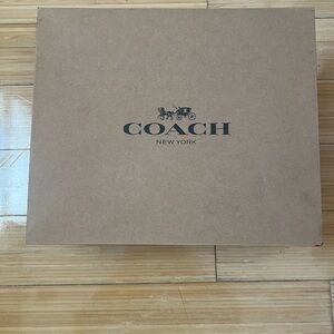 Coach Brown Gift Box with Logo